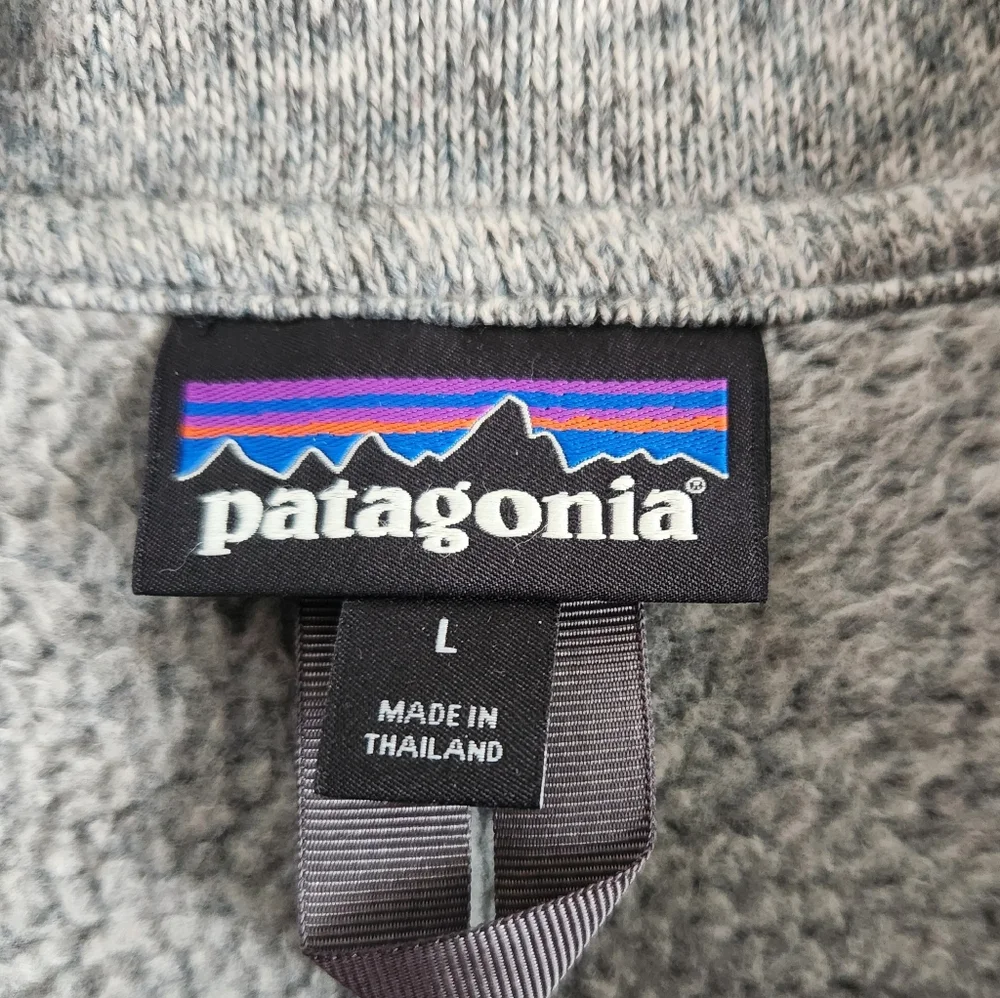 Patagonia Men's Fleece Gray Shirt Jacket - Picture 2 of 3